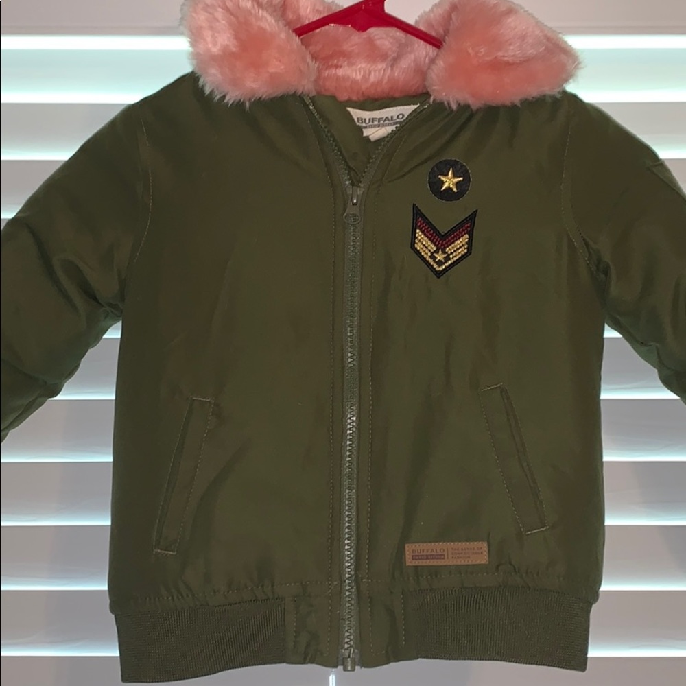 Army green winter jacket